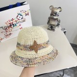 Louis Vuitton Romantic Woven Colored Sunshade Fisherman Hat