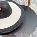 Louis Vuitton Sun Shaded Big brim Straw Hat Simple and Versatile Straw Hat