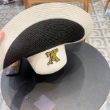 Louis Vuitton Sun Shaded Big brim Straw Hat Simple and Versatile Straw Hat