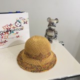 Louis Vuitton Romantic Woven Colored Sunshade Fisherman Hat