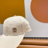 Louis Vuitton Embroidered Baseball Hat Versatile Four Seasons Couple Sunshade Hat