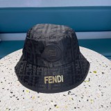 Fendi Fashion FF Jacquard Fisherman Hat Couple Pi Ya Wind Sunshade Hat