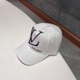 Louis Vuitton Embroidered Logo Baseball Hat Versatile Four Seasons Couple Sunshade Hat