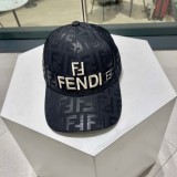 Fendi Classic Logo Embroidered Baseball Hat Couple Casual Sunshade Hat