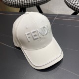 Fendi Classic Logo Embroidered Baseball Hat Couple Casual Sunshade Hat