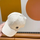 Louis Vuitton Embroidered Baseball Hat Versatile Four Seasons Couple Sunshade Hat