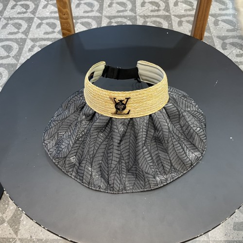 Louis Vuitton Fashion Sunshade Hat Beach Sunscreen Open Top Hat