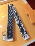 Louis Vuitton Classic Tigergram Silk Headband Scarf 8 * 120cm