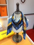 Fendi Fashion Clothing Display Cabinet Twill Silk Scarf 90 * 90cm