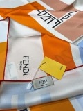Fendi Versatile FF Twill Silk Scarf 90 * 90cm