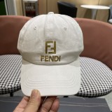 Fendi Classic FF Versatile Baseball Hat Couple Sun Hat