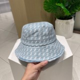 Fendi Fashion FF Fisherman Hat Elegant Couple Pippy Wind Sunshade Hat
