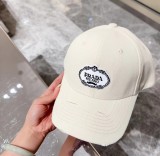 Prada Classic Blur Logo Baseball Hat Versatile Couple Duck Tongue Hat