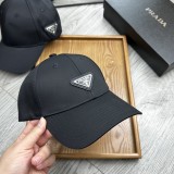 Prada Classic Triangle Logo Baseball Hat Couple Sunshade Duck Tongue Hat