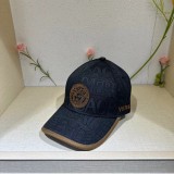 Versace Fashion Contrast Embroidered Logo Baseball Hat Versatile Couple Sunscreen Hat