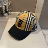 Burberry Contrast Embroidered Logo Baseball Hat Couple Seasonal Sunscreen Hat