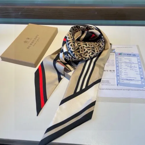 Burberry Fashion Plaid Printed Silk Scarf 8 * 180cm