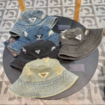 Prada Couple Cowboy Hole Fishing Hat Foldable Sun visor Hat