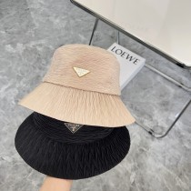 Prada Couple Folded Triangle Sunshade Fisherman Hat