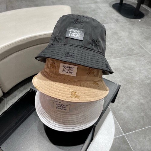 Burberry Classic Unisex Embroidered Logo Breathable Fisherman Hat