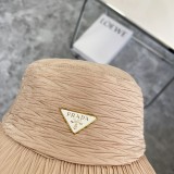 Prada Couple Folded Triangle Sunshade Fisherman Hat