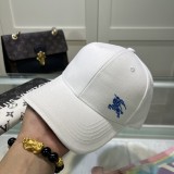 Burberry Classic Minimalist Logo Embroidered Couple Fashion Duck Tongue Hat