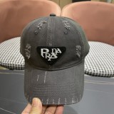 Prada Fashion Toothbrush Embroidered Logo Baseball Hat Classic Sunshade Hat