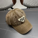 Prada Fashion Toothbrush Embroidered Logo Baseball Hat Classic Sunshade Hat