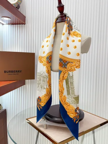 Burberry Landscape Architecture Printed Silk Scarf 90 * 90cm