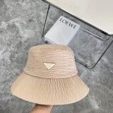 Prada Couple Folded Triangle Sunshade Fisherman Hat