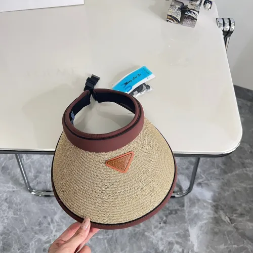 Prada Couple Colorful Braided Empty Top Hat