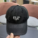 Prada Fashion Toothbrush Embroidered Logo Baseball Hat Classic Sunshade Hat