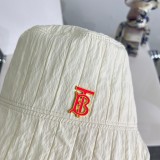 Burberry Irregular Fisherman Hat Unisex Versatile Sunscreen Hat
