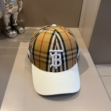 Burberry Contrast Embroidered Logo Baseball Hat Couple Seasonal Sunscreen Hat