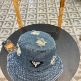 Prada Couple Cowboy Hole Fishing Hat Foldable Sun visor Hat