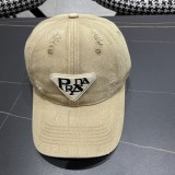 Prada Fashion Toothbrush Embroidered Logo Baseball Hat Classic Sunshade Hat