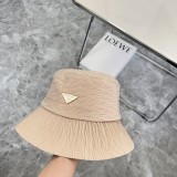 Prada Couple Folded Triangle Sunshade Fisherman Hat