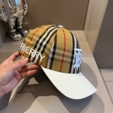 Burberry Contrast Embroidered Logo Baseball Hat Couple Seasonal Sunscreen Hat