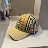 Burberry Contrast Embroidered Logo Baseball Hat Couple Seasonal Sunscreen Hat