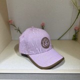 Versace Fashion Contrast Embroidered Logo Baseball Hat Versatile Couple Sunscreen Hat
