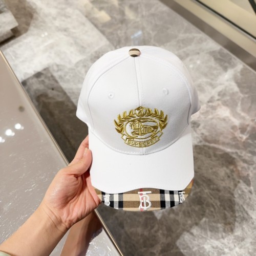 Burberry 3D Embroidered Logo Baseball Hat Unisex Versatile Casual Hat