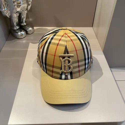 Burberry Contrast Embroidered Logo Baseball Hat Couple Seasonal Sunscreen Hat