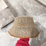 Versace Classic Full Logo Fisherman Hat Couple Sun Hat