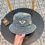 Prada Couple Cowboy Hole Fishing Hat Foldable Sun visor Hat