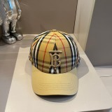 Burberry Contrast Embroidered Logo Baseball Hat Couple Seasonal Sunscreen Hat