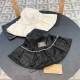 Burberry Fashion Pearl Sunshade and Sunscreen Bucket Cap Fisherman Hat