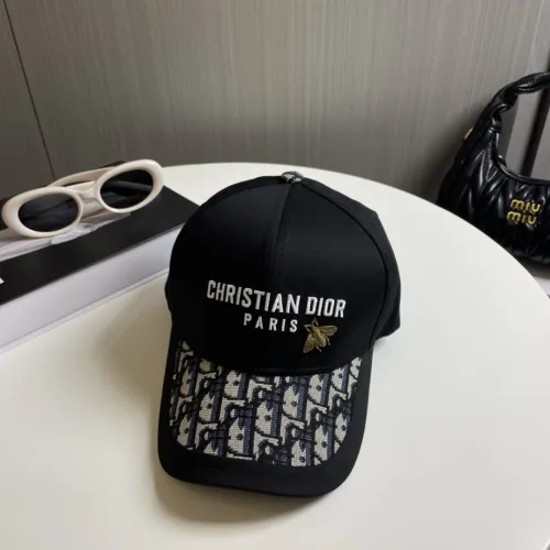 Dior Classic Logo Embroidered Baseball Hat Versatile Couple Sunshade Hat