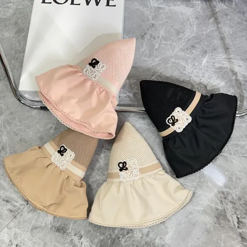 Loewe Small Fragrant Wind Large Edge Folding Sunshade Fisherman Hat