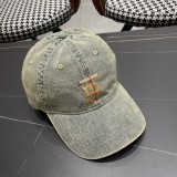 Burberry Classic Washed Cowboy Baseball Hat Couple Casual Sunscreen Hat