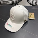 Burberry Street Colorful Embroidered Logo Baseball Hat Couple Casual Sunscreen Hat